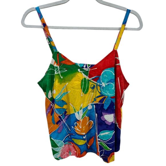 Vintage Jams World Vibrant Floral Tank - Picture 7 of 8